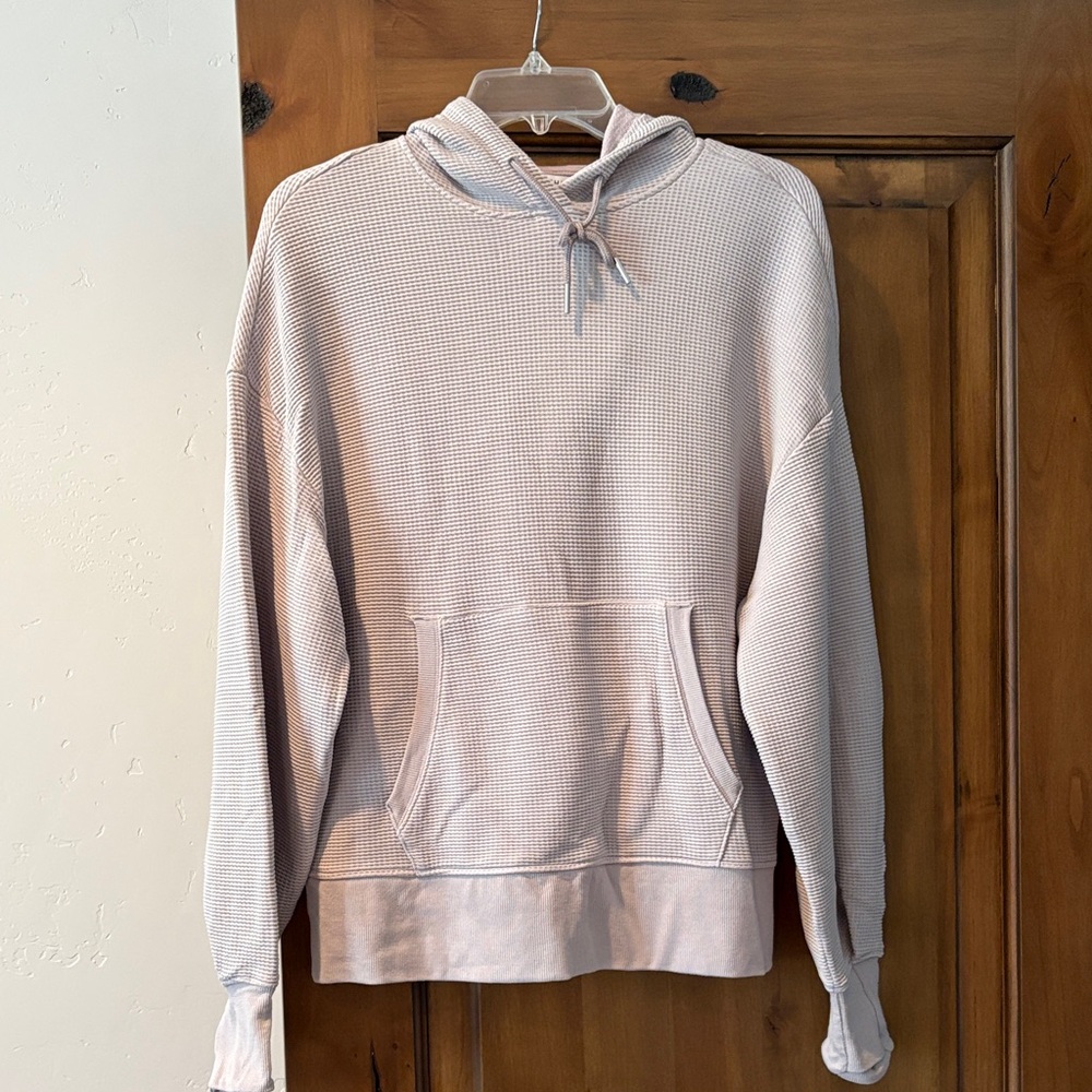 Athleta Light Pink Hoodie Sweatshirt